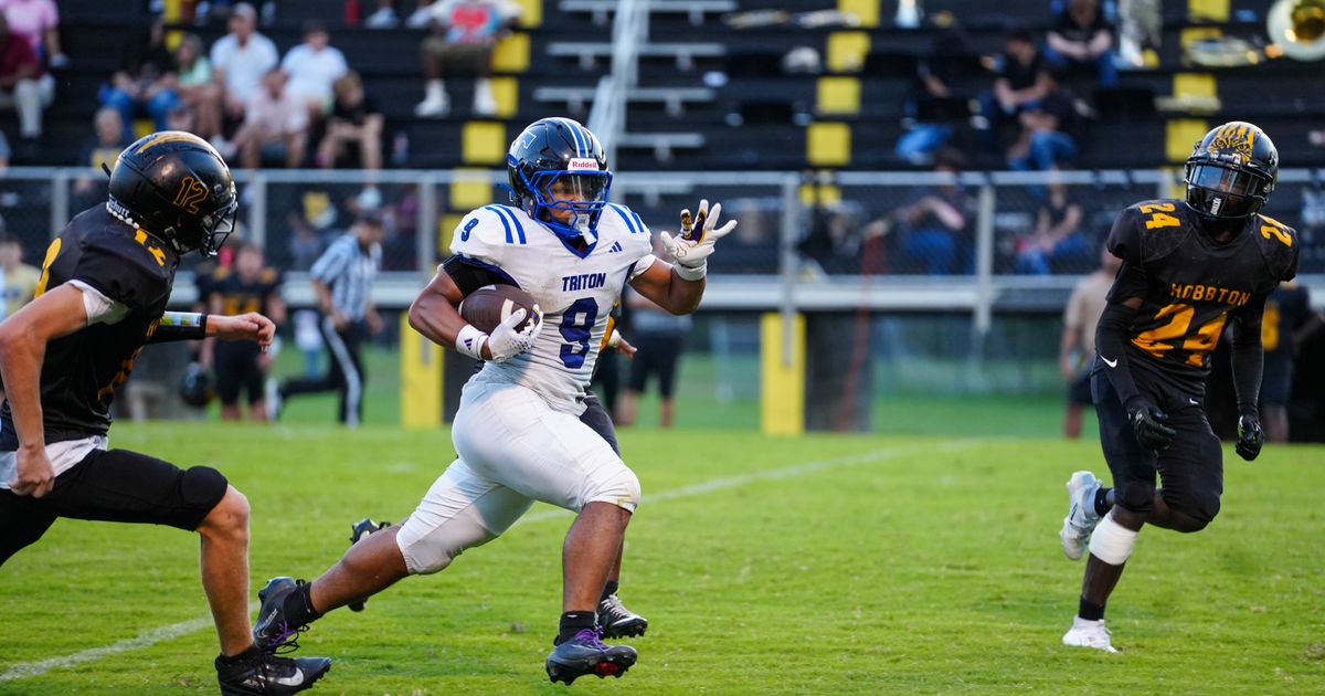 Triton overcomes heat and slow start in Monday night win at Hobbton