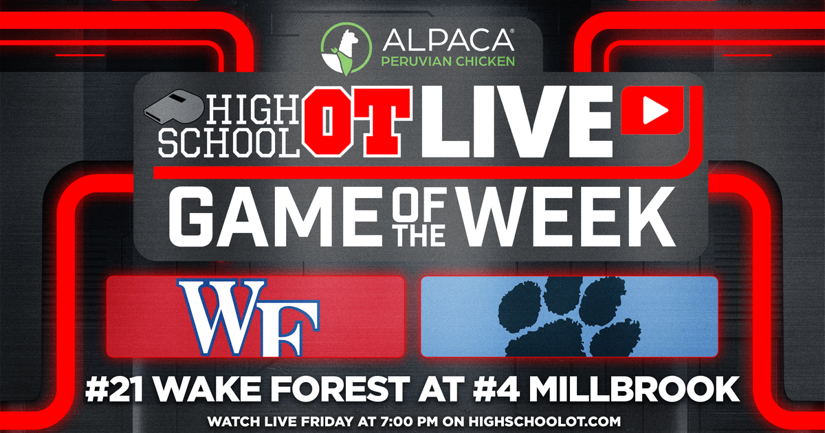 Watch #21 Wake Forest at #4 Millbrook - Alpaca Chicken Game of the Week