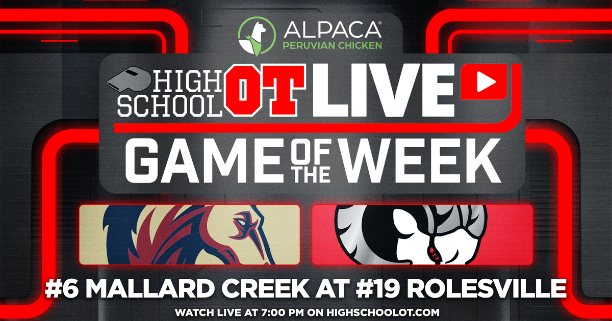 Week 1 Alpaca Game of the Week stream features No. 6 Mallard Creek at No. 19 Rolesville
