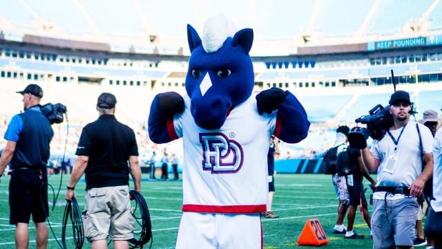 Providence Day school mascot. A strong second quarter showing was enough to help No. 1 ranked Providence Day defeat Northwestern (SC) at Bank of America Stadium in the inaugural Carolina Panthers Keep Pounding High School Classic (Photo: Evan Moesta/HighSchoolOT)