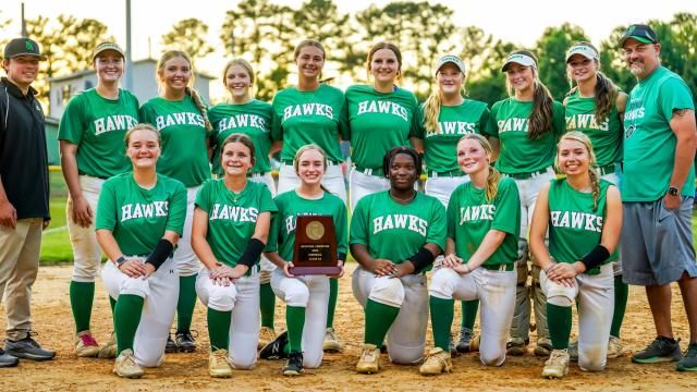 North Lenoir softball swept South Granville the 2A East regional finals on May 21, 2025 (Photo: Evan Moesta/HighSchoolOT)
